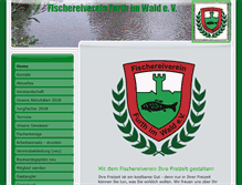 Tablet Screenshot of fischereiverein-furth-im-wald.de